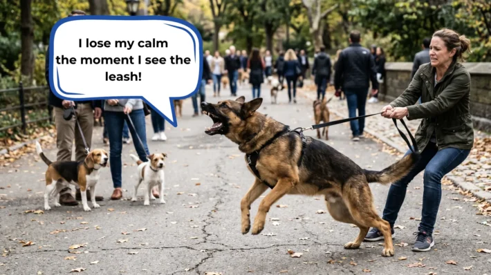 dog reactive on leash