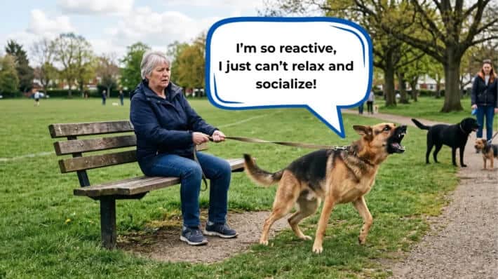 How to socialize a reactive rescue dog