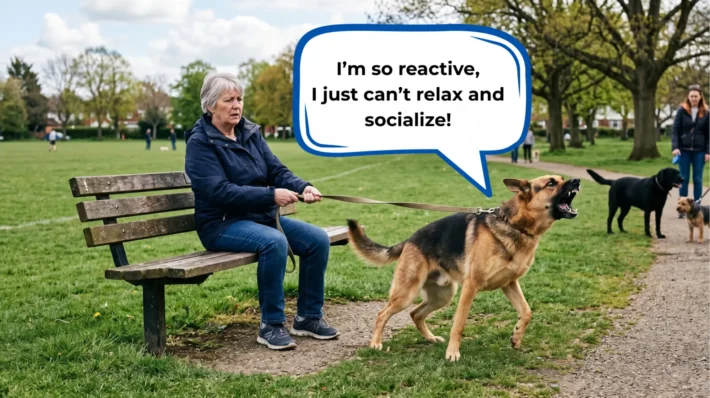 How to socialize a reactive rescue dog