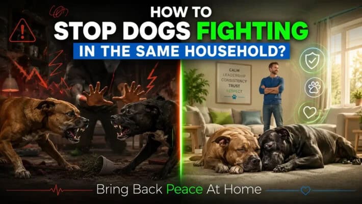 How to stop dogs fighting in same household