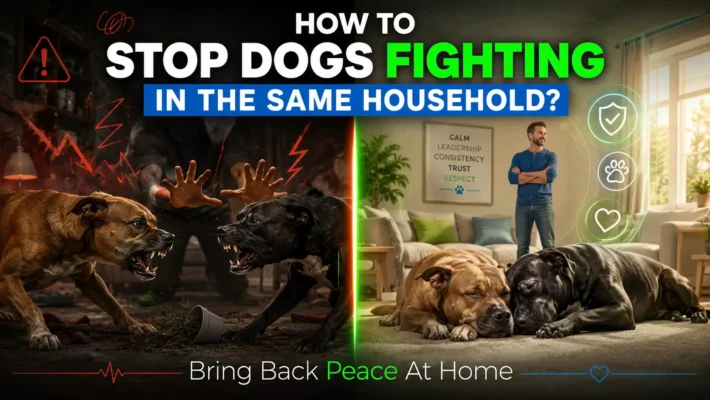 How to stop dogs fighting in same household