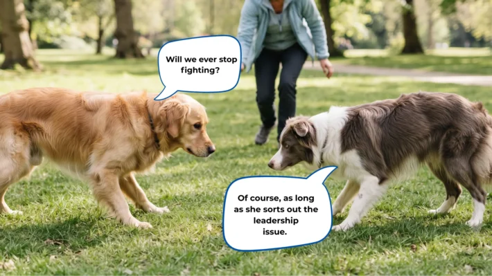 how to stop dogs from fighting