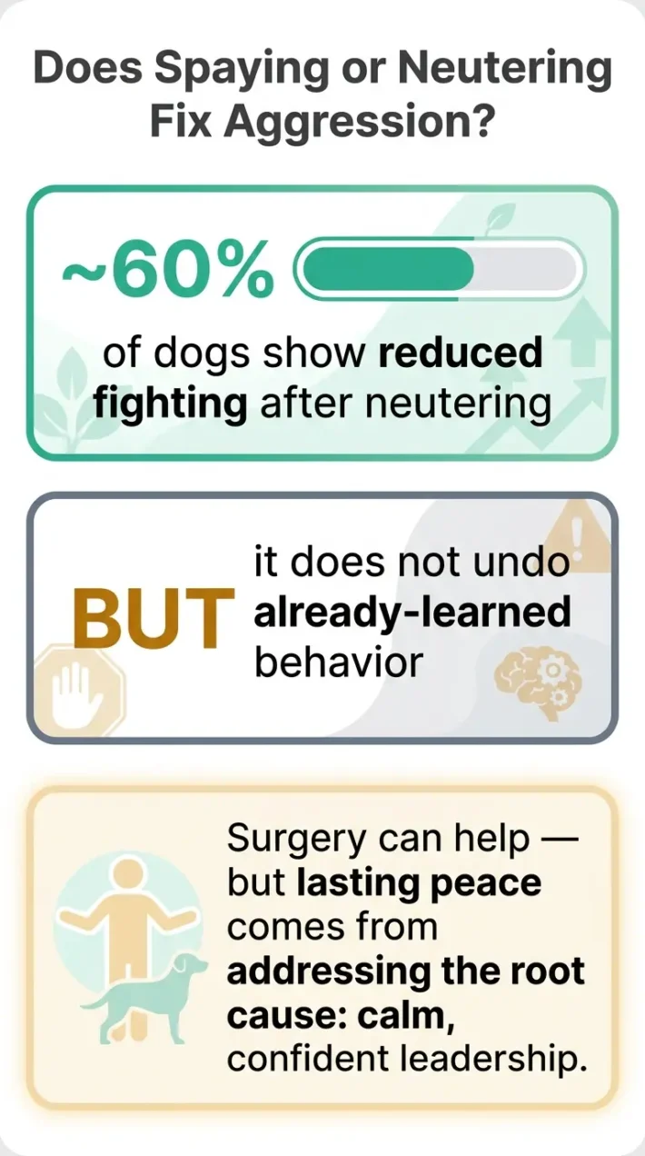 should i spay or neuter my aggressive dog