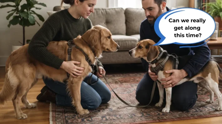 how to reintroduce dogs after a fight
