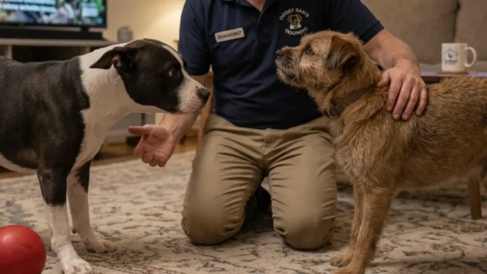 dog trainer for dog fights