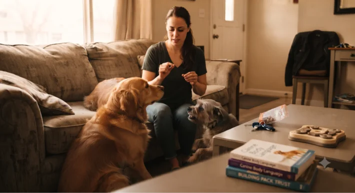 what to do when dogs fight