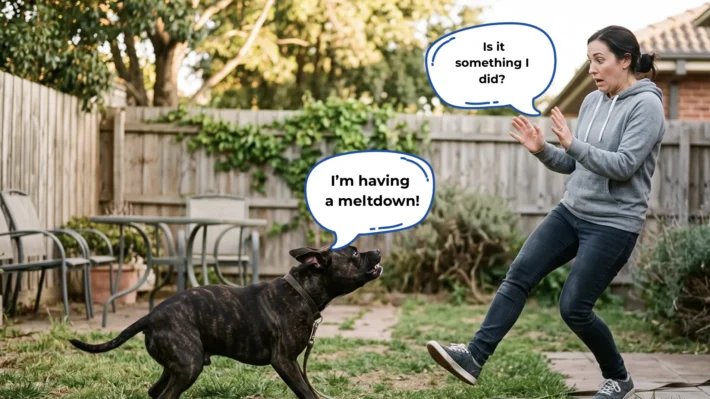 what is redirected aggression in dogs