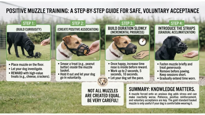 muzzle training dogs