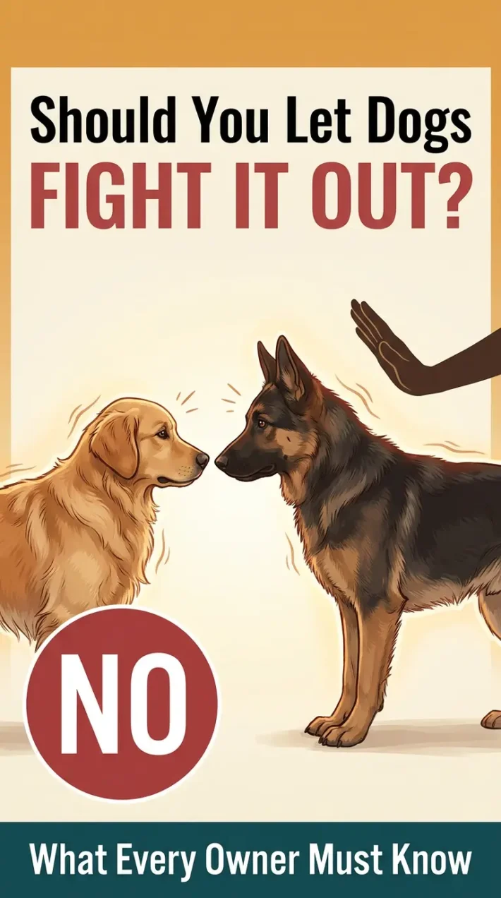 should you let dogs settle their fights?