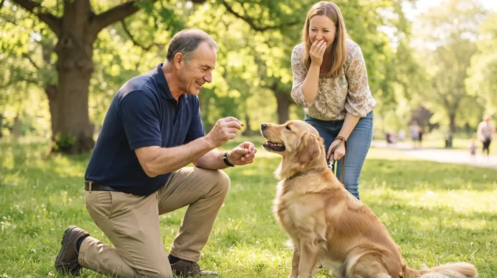 professional dog trainer for reactivity