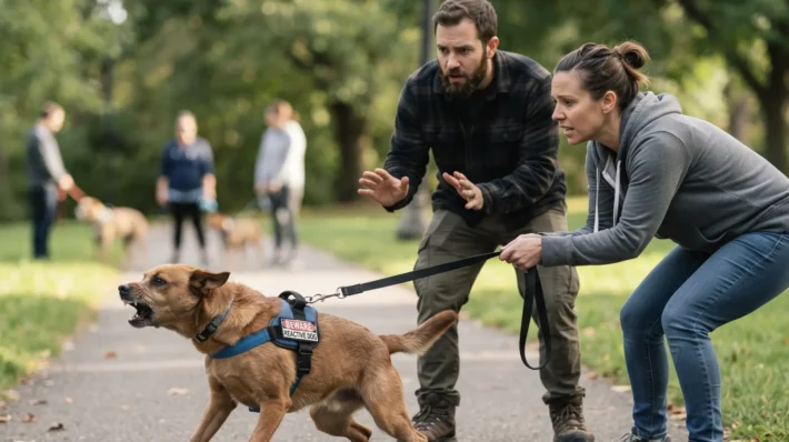 dog reactivity on walks